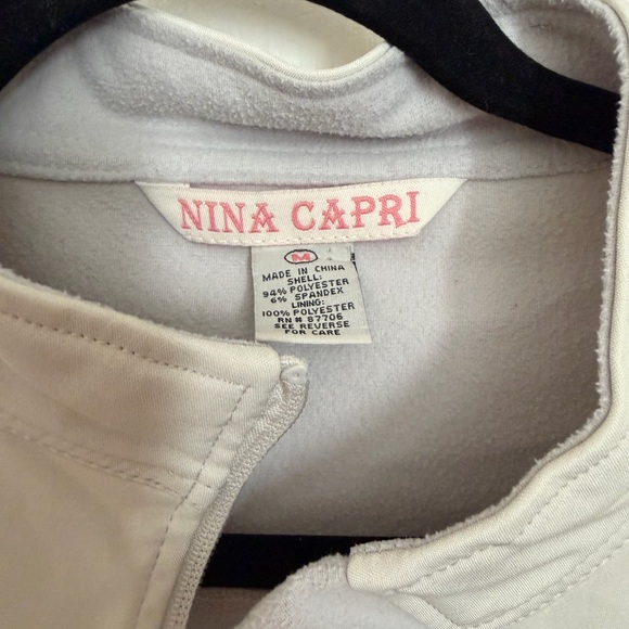 Nina Capri Women's Light Gray Ski Jacket - Picture 2 of 4
